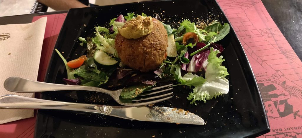 Many of the restaurants we went to had excellent plant-based options